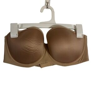 ThirdLove NOWT $68 Womens Tan 24/7 Classic Seamless Underwired Strapless Bra 38D